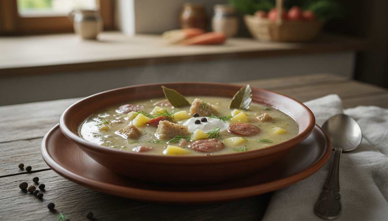 Zalewajka - tradycyjny przepis na najbardziej aromatyczną zupę z Twojego dzieciństwa