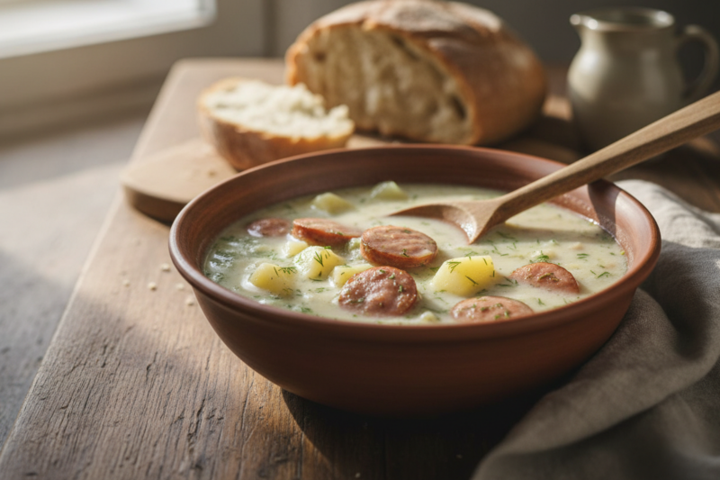 Zalewajka – tradycyjny przepis na najbardziej aromatyczną zupę z Twojego dzieciństwa