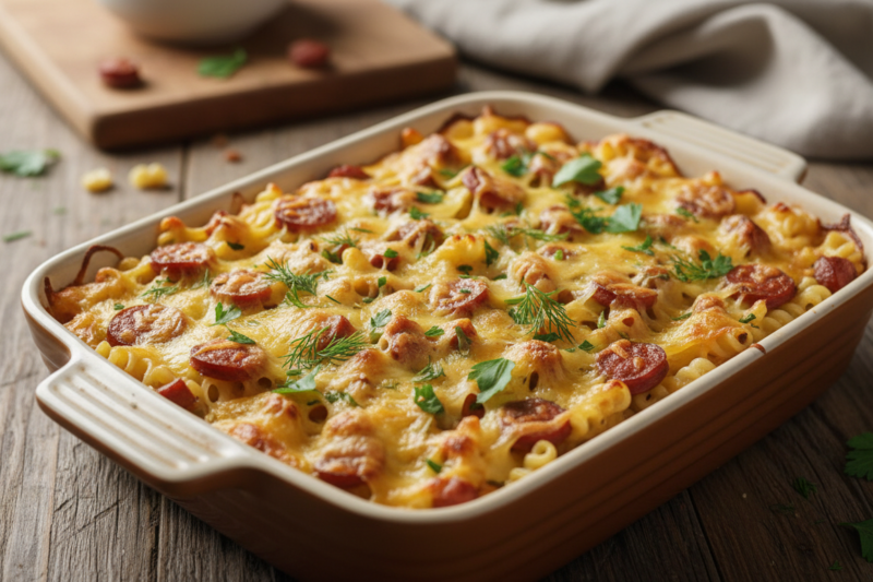 Zapiekanka makaronowa - prosty przepis na obłędnie kremowy obiad dla całej rodziny