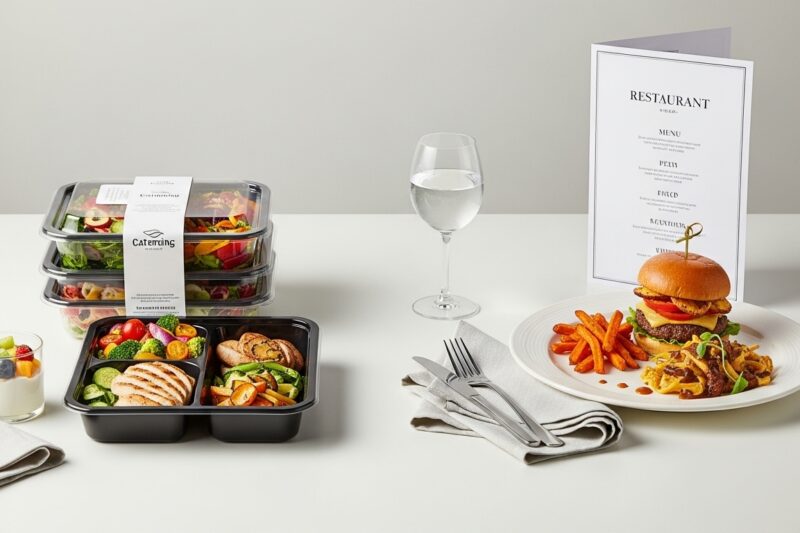 Czy można łączyć catering dietetyczny z jedzeniem na mieście?